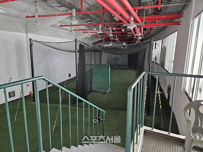 울산 문수야구장의 실내연습장. 울산 | 강윤식 기자 skywalker@sportsseoul.com