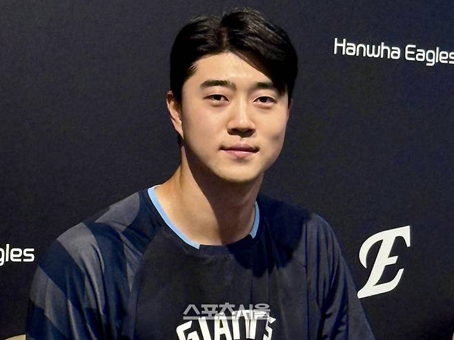 윤성빈이 인터뷰에 임하고 있다. 대전 | 박연준 기자 duswns0628@sportsseoul.com