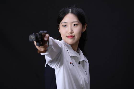 Shooter Yang Ji-in poses for a photo in this file image provided by the Korea Shooting Federation [KOREA SHOOTING FEDERATION]