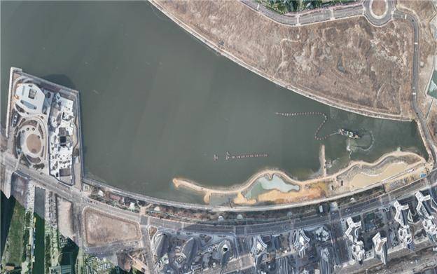 송도 워터프런트 1-2단계 수변로드 조성[인천경제청 제공]