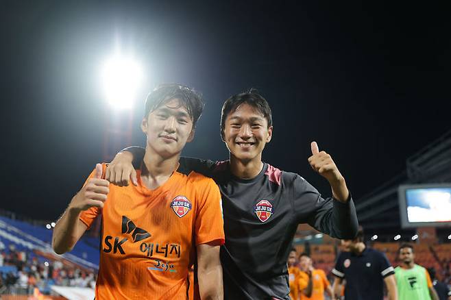 프로축구 제주, 유스→프로 성장한 김준하·최병욱과 재계약