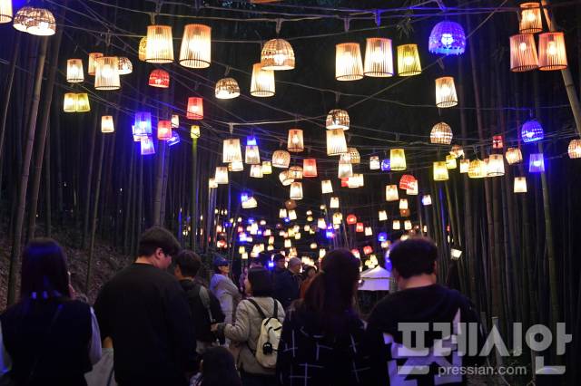 ▲지난해 열린 담양대나무축제 전경ⓒ담양군