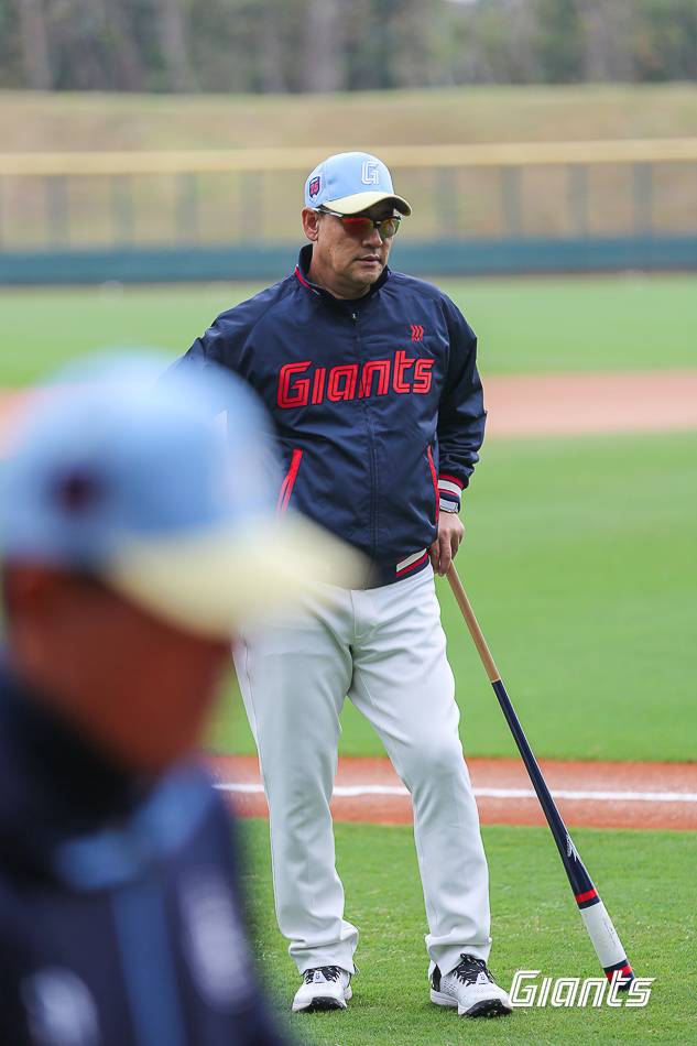 고(故) 김민재 롯데 자이언츠 코치의 모습. /사진=롯데 자이언츠 제공