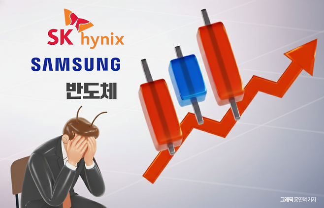 사상 최고치 행진···대형 반도체주 쏠림의 두 얼굴 기사의 사진