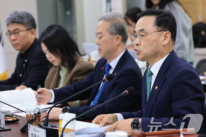 차정인 국가교육위원장이 제63차 국가교육위원회 전체회의에서 모두발언을 하고 있다. /뉴스1 ⓒ News1 임세영 기자
