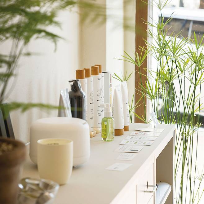 서울 보문동에 위치한 윤시. 매번 같은 프로그램을 받더라도, 한 번도 같을 수 없는 일대일 정서적 케어를 원칙으로 한다.