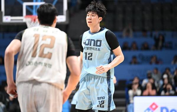고양 소노 강지훈의 15일 경기 모습. 한국농구연맹 제공