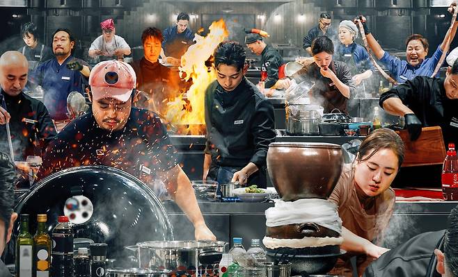 ″Black spoon″ chefs that will appear on the second season of Netflix cooking survival show ″Culinary Class Wars″ [NETFLIX]