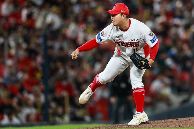 ▲ 캠프 출발까지 일주일이 남은 상황에서 향후 협상 결과가 관심을 모으는 조상우 ⓒKIA타이거즈