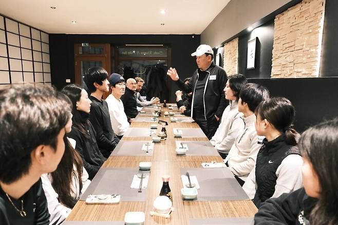 IBU컵팀 격려사진 ⓒ대한바이애슬론연맹