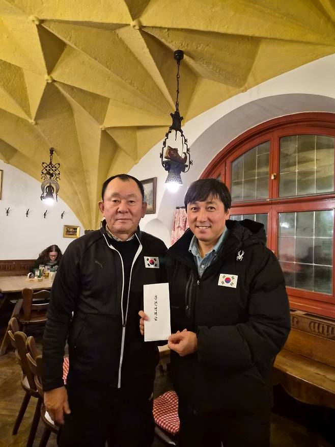 IBU WC컵팀 격려금 전달&nbsp;ⓒ대한바이애슬론연맹