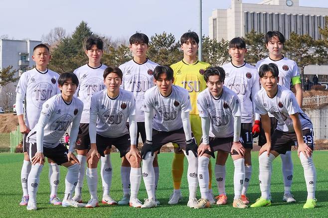 ▲ 대구과학대는 창단 첫 대회였던 1-2학년 대학축구연맹전에서 2승 1패를 거뒀다.ⓒ한국대학축구연맹