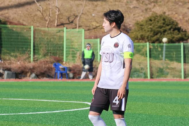 ▲ 주장 정종혁과 공격수 백성우, 박서준은 모두 성장하는 대회였다고 평가했다. ⓒ한국대학축구연맹