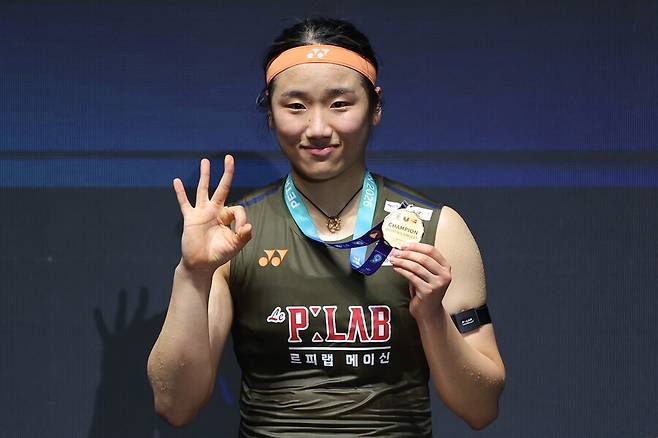 ▲ 안세영은 2026년 첫 대회였던 말레이시아 오픈을 정복해 누적 상금 277만 달러(약 41억 원) 고지를 밟았다. 이번 대회까지 제패한다면 우승 상금 6만 6500만 달러(약 9830만원)를 더해 42억 원 돌파를 눈앞에 둔다. 남은 대회까지 부상 없이 치러낸다면 산술적으로 올해 안에 우승 상금 50억 원을 돌파할 가능성이 크다. ⓒ연합뉴스/AP