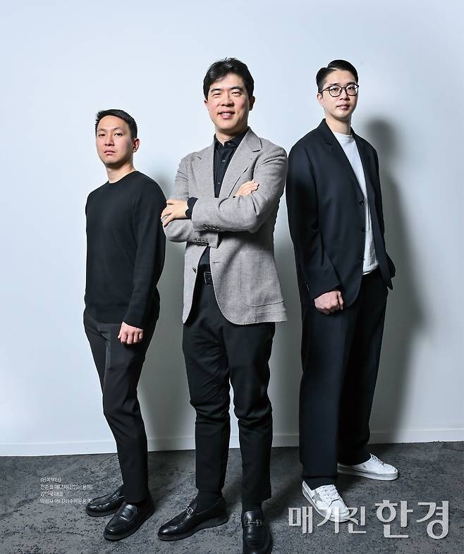 (왼쪽부터) 전준표 매니저(선임운용역), 김민국 대표, 박성재 매니저(수석운용역)
