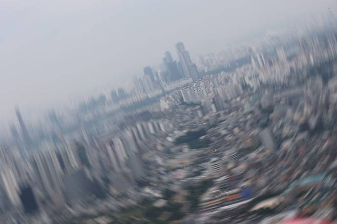 서울 남산에서 바라본 서울 도심의 모습. (사진=이데일리 노진환 기자)