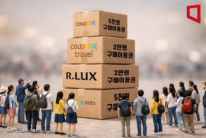 대규모 개인정보 유출 사태에 대한 보상으로 쿠팡이 고객 3370만명에게 지급한 '1인당 5만원' 상당의 구매이용권을 두고 '짠물 보상' 논란이 이어졌지만, 실제 지급이 시작되자 "의외로 실속 있다"는 평가가 빠르게 확산하고 있다. 아시아경제DB