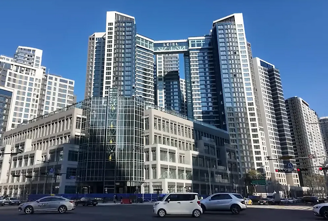 잠실 르엘 단지 전경.