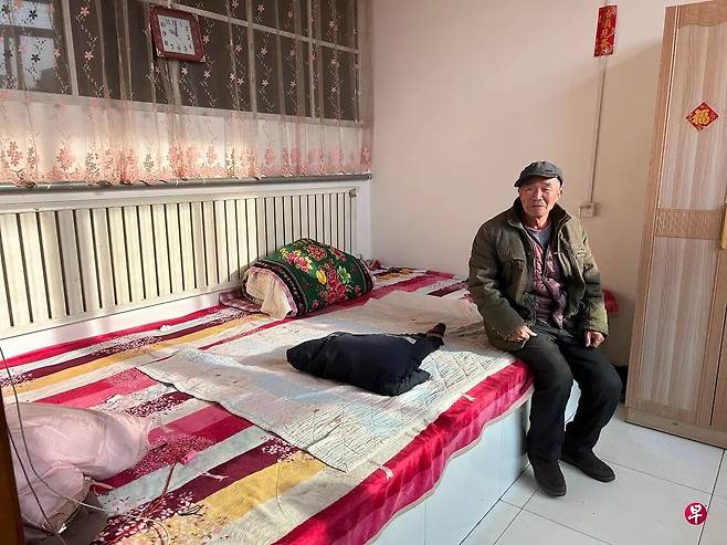 중국 허베이성 랑팡시 한 농가 모습. 싱가포르 연합조보 캡처