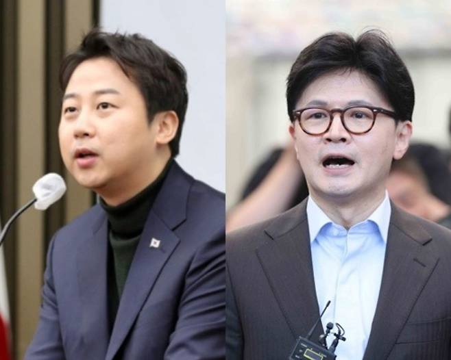 장예찬 여의도연구원 부원장, 한동훈 전 국민의힘 대표. / 사진=연합뉴스