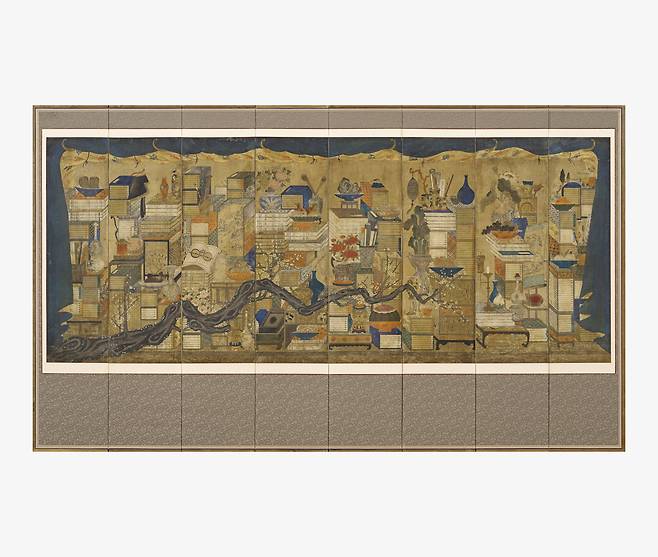 "Chaekgeori and Plum Tree" from the 19th century (Gallery Hyundai)