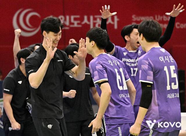 우리카드 박철우 감독대행./KOVO