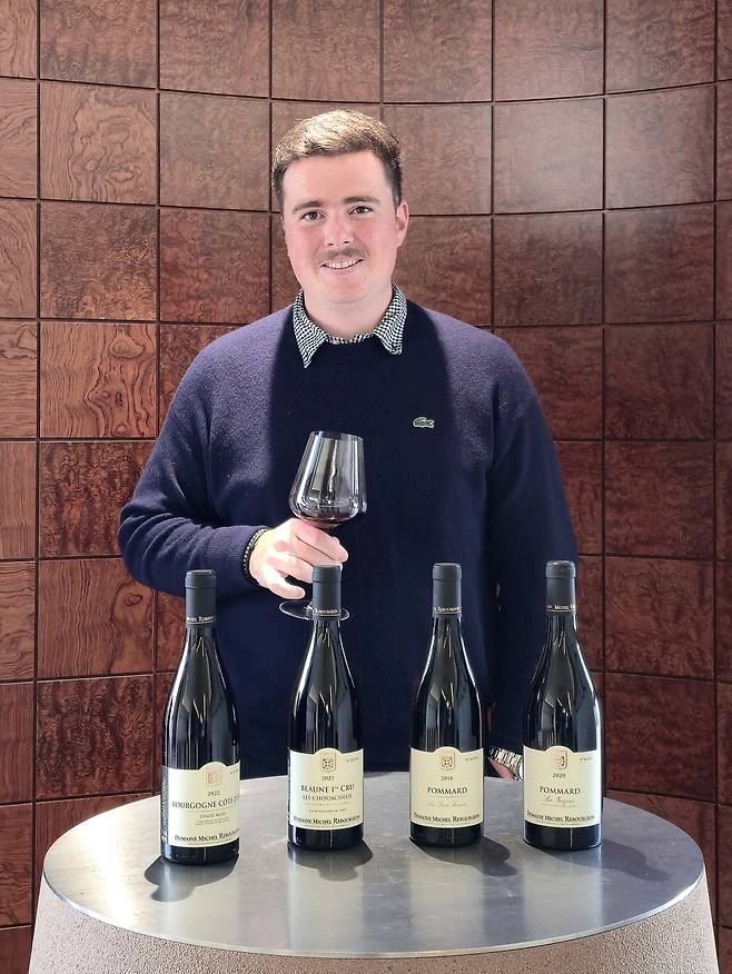 도멘 미쉘 르부르정 와인메이커 윌리엄 화이트헤드. 최현태 기자