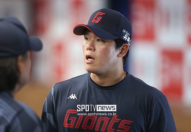 ▲ 롯데 자이언츠 시절의 국해성 ⓒ곽혜미 기자