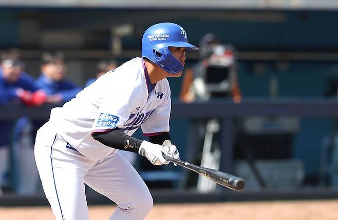 ▲ 지난해 1군에서 뛰지 못한 공민규는 2025년 시즌 뒤 삼성으로부터 방출 통보를 받았다 ⓒ삼성라이온즈