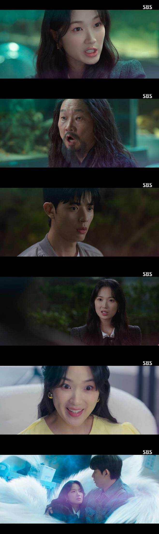 [스브스夜] '오인간' 김혜윤, 더 이상 순진한 여우 새끼 아냐···신 경고 무시하고 인간 로몬과 '운명적 만남'