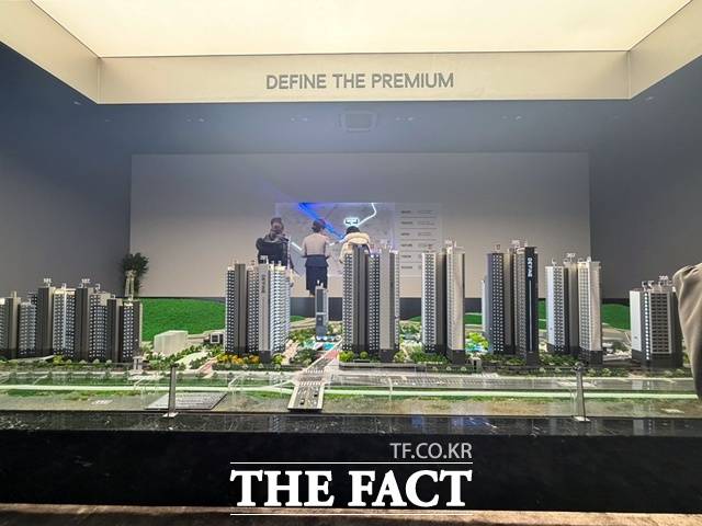 16일 서울 용산구 갈월동에 '드파인 연희' 견본주택이 오픈했다. /공미나 기자