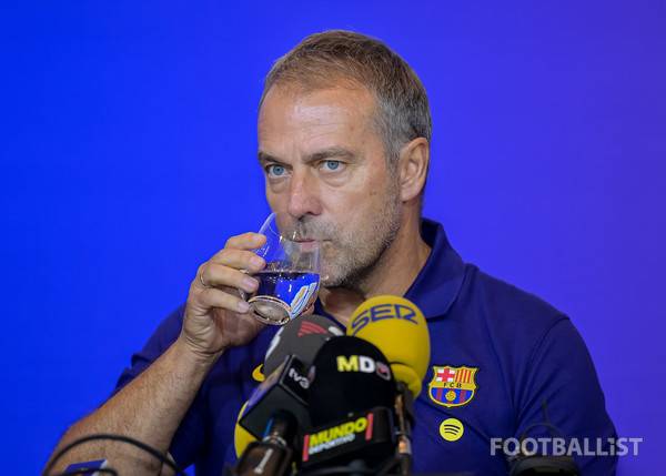 한지 플릭 감독(FC바르셀로나). 서형권 기자