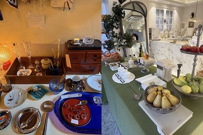 이태원을 걷다보면 만날 수 있는 소품샵 불필요상점과 마블프루트. 이태원 상점은 성수동이나 홍대 인근처럼 밀집한 상권을 형성하기보다 소셜미디어(SNS)를 통해 입소문 난 매장들이 골목 곳곳에 흩어져 있는 구조다. 이지영기자