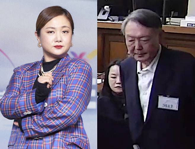 개그우먼 박나래(왼쪽), 윤석열 전 대통령(오른쪽) /사진제공=넷플릭스, 중앙지법(뉴스1)