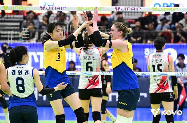 현대건설 카리와 김다인/KOVO