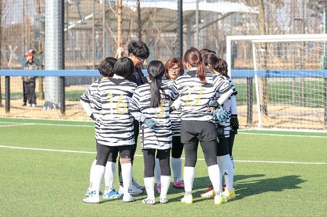 지난해 세계여성의날 세종시여자풋살대회 참가 모습. /세종FC위민 제공