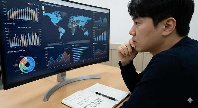 템플릿 활용이 AI 결과를 결정한다. 창의적 질문이 핵심이다.