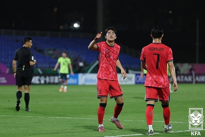 한국 U23 대표팀이 호주를 꺾고 아시안컵 4강에 진출했다.(대한축구협ㅚ 제공)