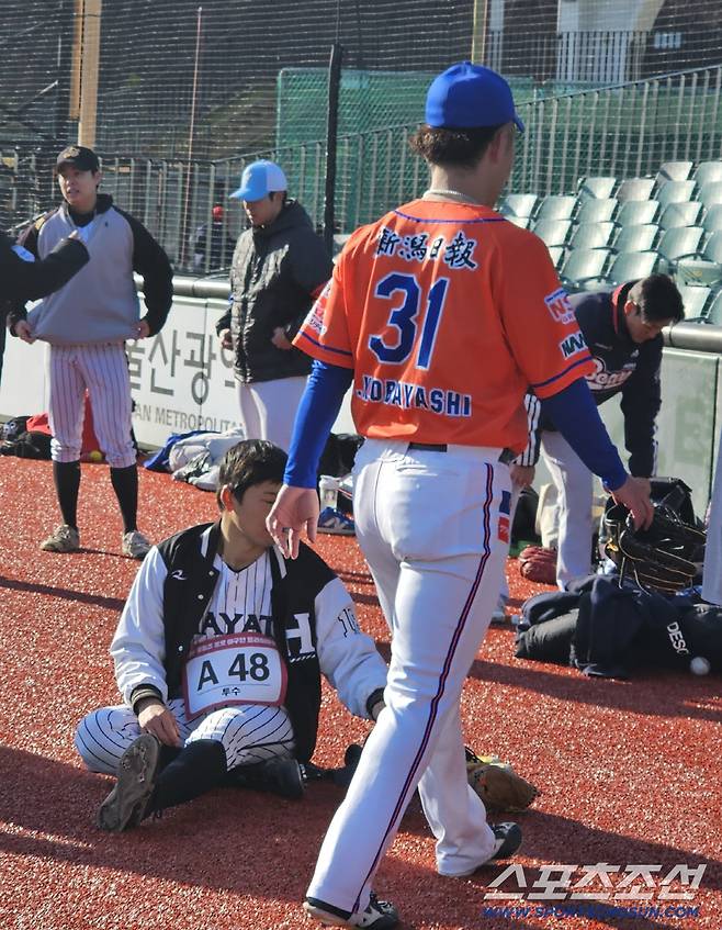 트라이아웃 고바야시. 울산=스포츠조선 정현석 기자 hschung@sportschosun.com