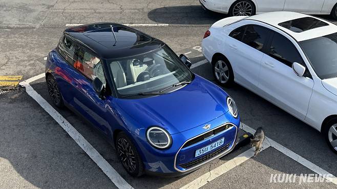 더 뉴 올-일렉트릭 MINI 쿠퍼 SE. 김수지 기자&nbsp;