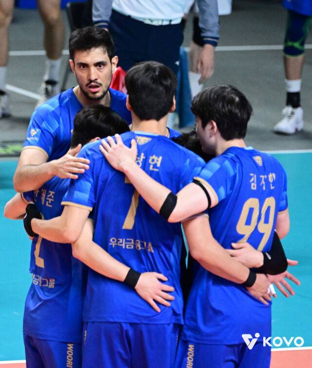 우리카드 선수들./KOVO