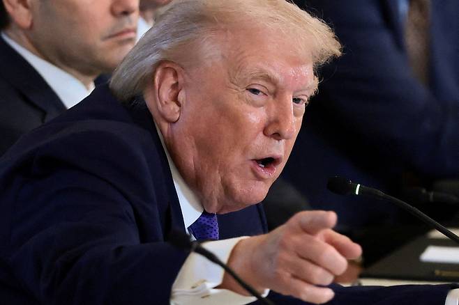 도널드 트럼프 미국 대통령. 로이터