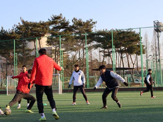 경남FC 훈련 모습. 사진=경남FC
