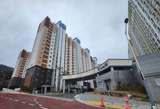 김천시 아포읍 소재 스마트시티 . 안희용 기자