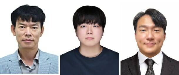 기능성 CNT로 배터리 전극 두께를 늘리는데 성공한 POSTECH 연구진. 왼쪽부터 박수진 교수, 정재호 박사과정셍, 김성호 박사.(사진=POSTECH)