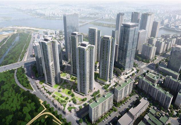 여의도 광장아파트 28 재건축 정비사업 조감도 예시(안). 영등포구 제공.