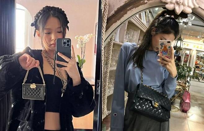 샤넬 하우스앰배서더인 블랙핑크 제니. 제니 인스타그램