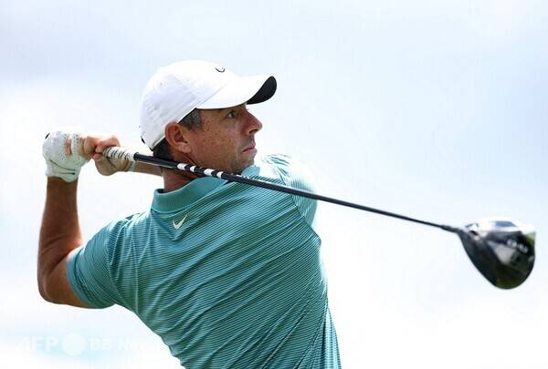 2026년 DP월드투어 두바이 인비테이셔널 우승 경쟁에 뛰어든 로리 맥길로이(북아일랜드). 사진제공=ⓒAFPBBNews = News1 (사진을 무단으로 사용하지 마십시오.)