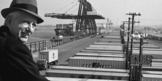 말콤 맥린(Malcolm Purcell McLean, 1913-2001) 컨테이너 운송 시스템을 발명한 미국의 사업가. [사진=Maersk Line]