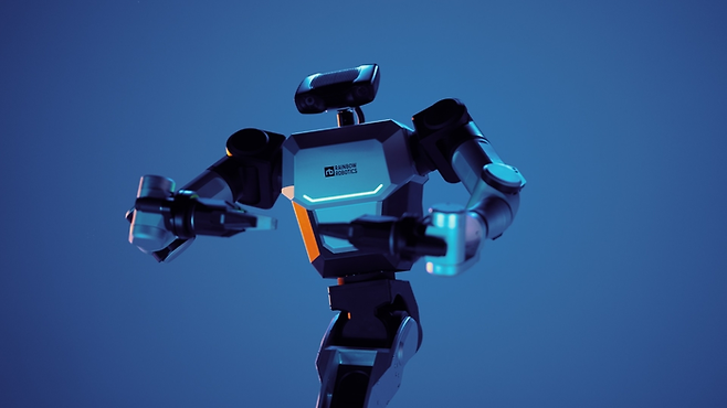 레인보우로보틱스가 개발한 이동형 양팔로봇 [KAIST]